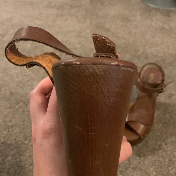 MIA Brown Platform Heels - Picture 10 of 11